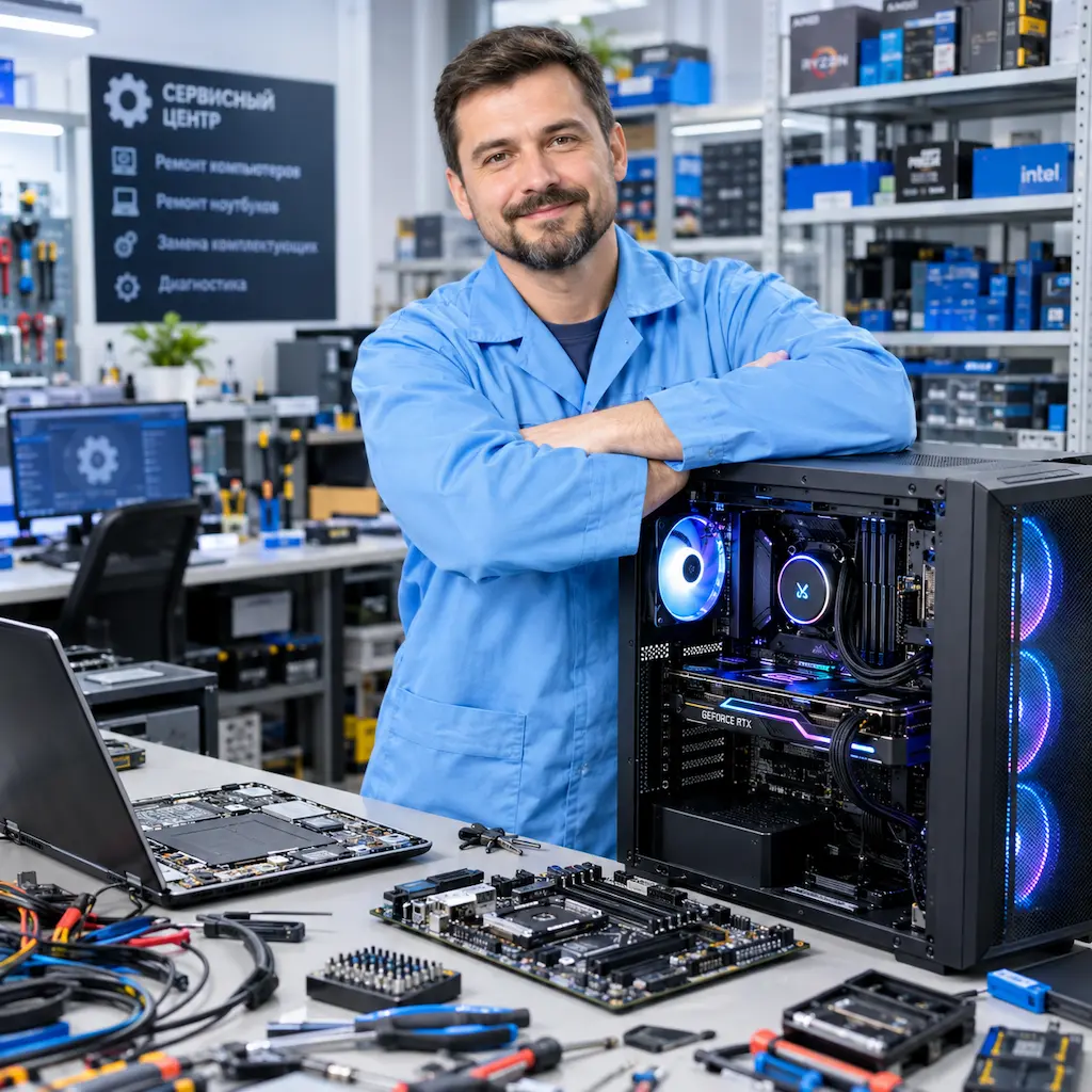 Ремонт компьютеров на проспекте Мира с выездом на дом