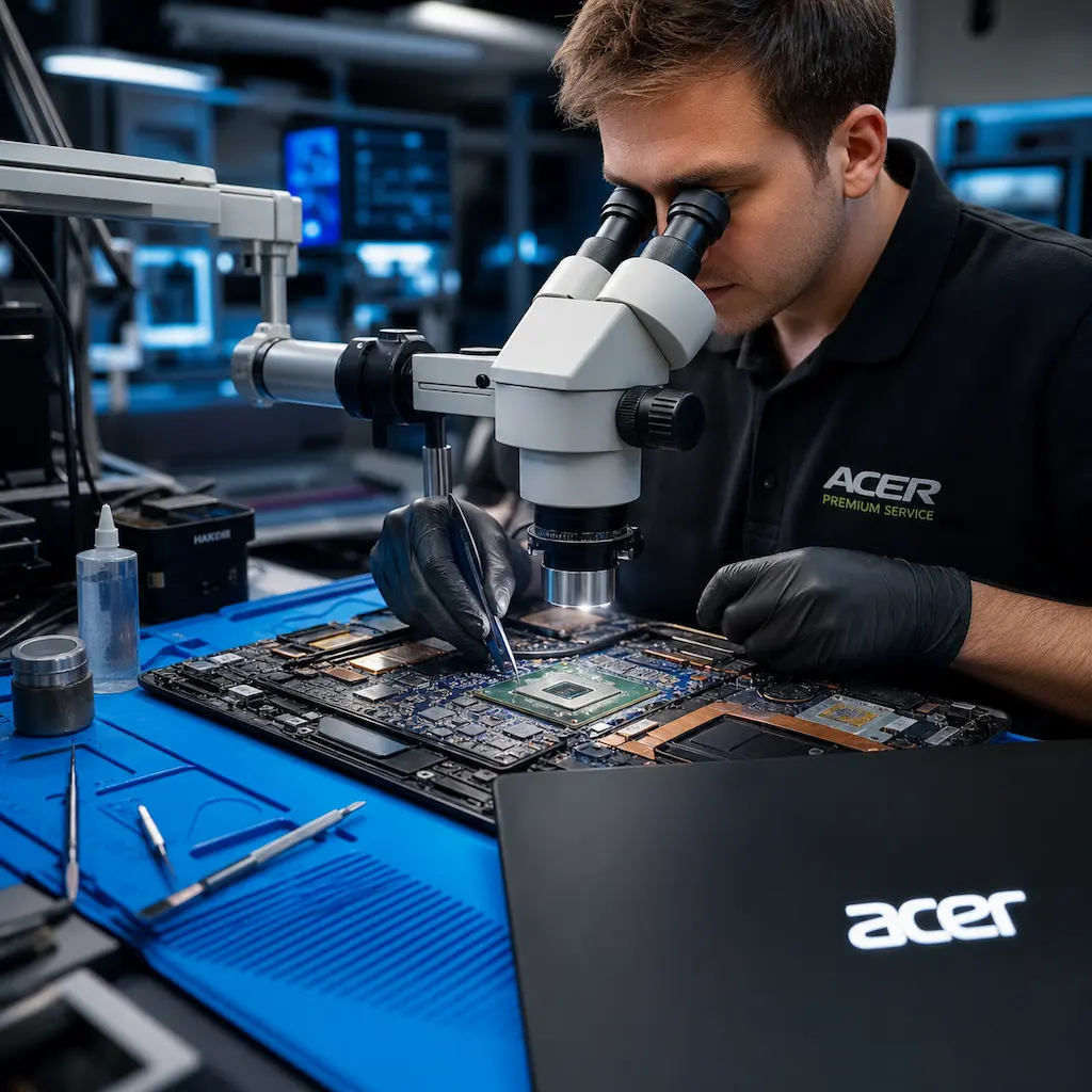 Замена видеокарты ноутбука Acer в Омске