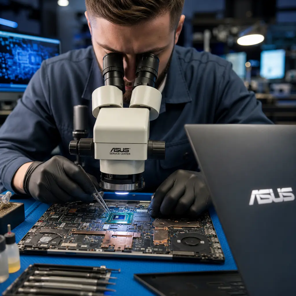 Замена видеокарты ноутбука Asus в Омске