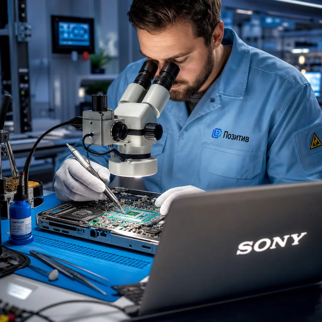 Замена видеокарты ноутбука Sony в Омске