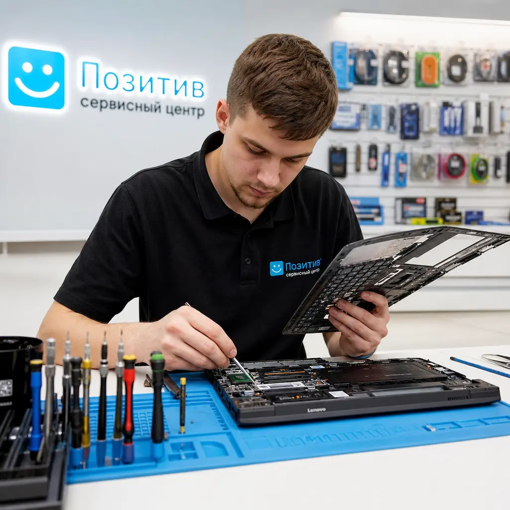 заменить клавиатуру на ноутбуке Lenovo в Омске