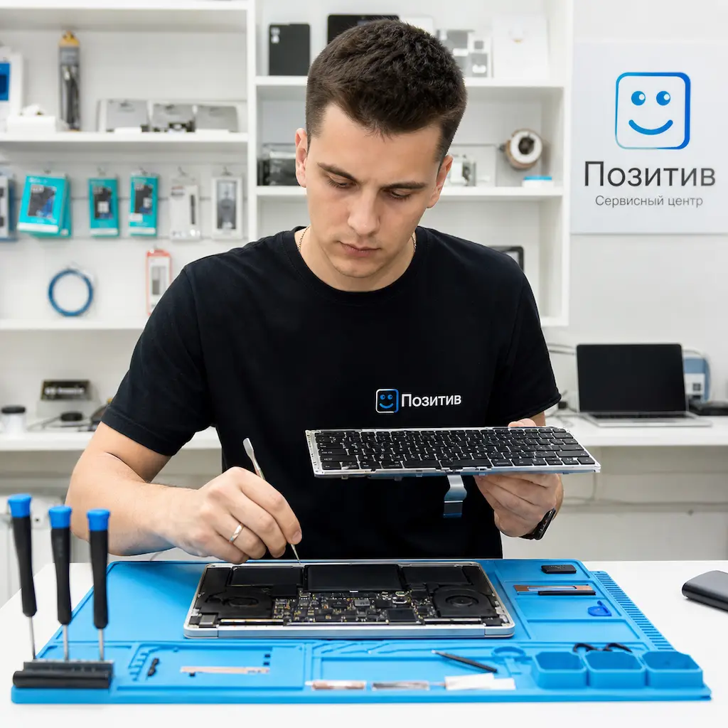 заменить клавиатуру на Apple Macbook в Омске