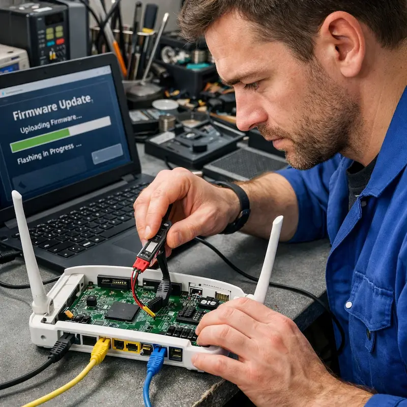 Обновление прошивки роутера в Омске