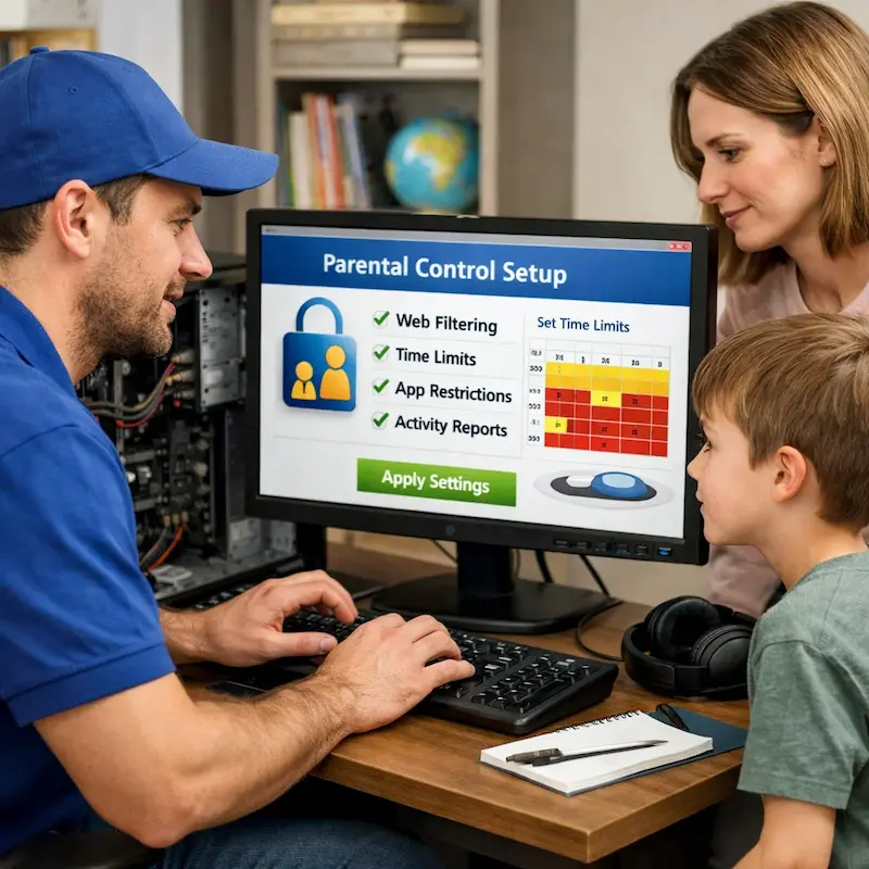 установка родительского контроля в Омске