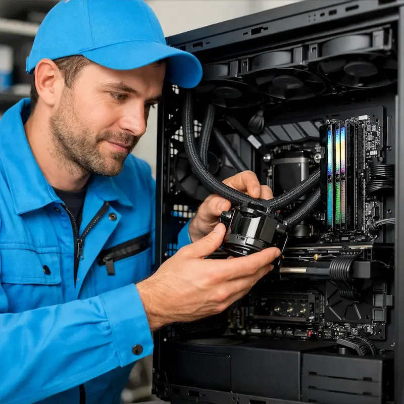 Установка СЖО на ПК в Омске