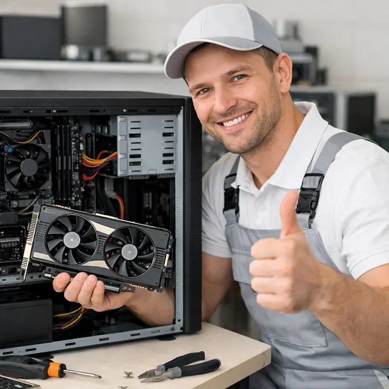 Замена видеокарты ПК в Омске