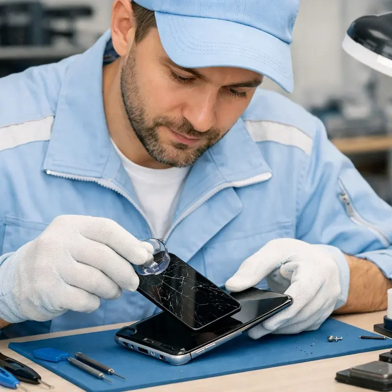 Заменить сенсорное стекло на смартфоне в Омске