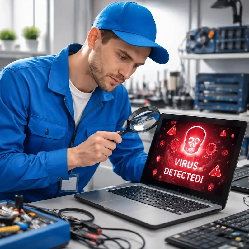 Поиск компьютерных вирусов в Омске