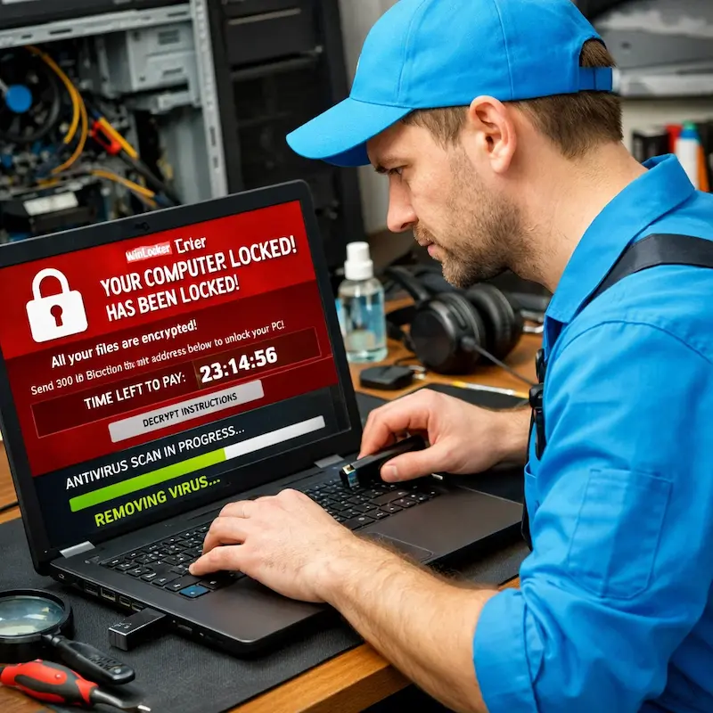 Удалить винлокер в Омске